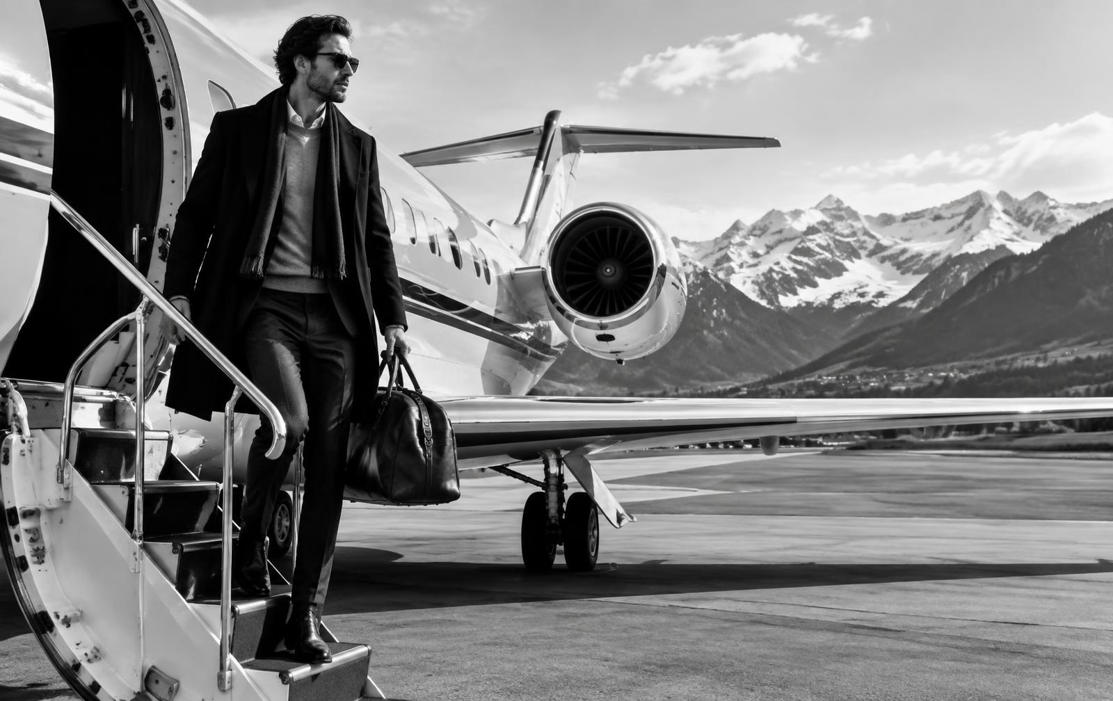 Black and white Travel scene from THE LIST